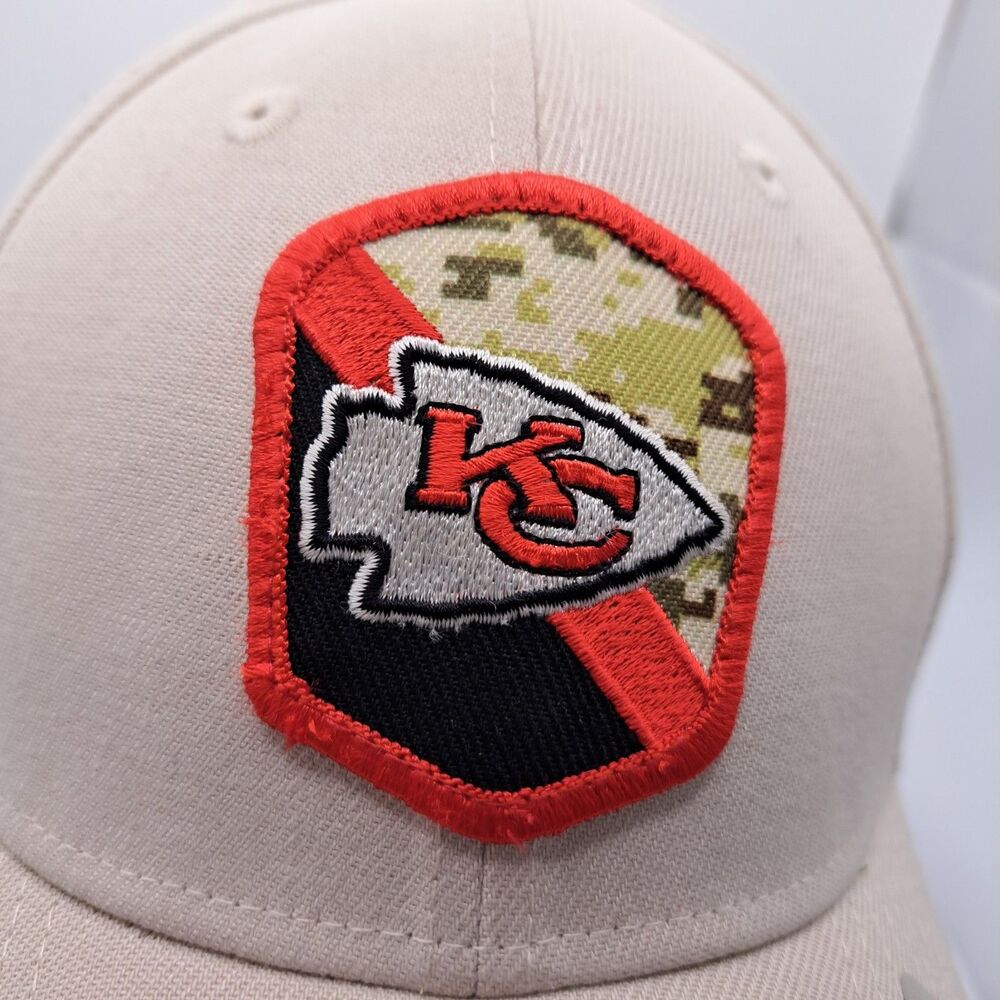 Kansas City Chiefs 2023 Salute To Service New Era 39THIRTY Size M-L Hat Cap NFL - Picture 5 of 16